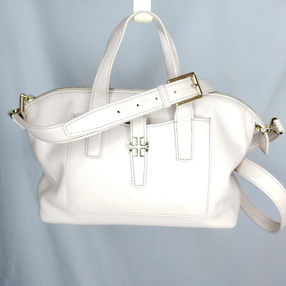 Tory Burch Blush Leather Handbag - Picture 1 of 16